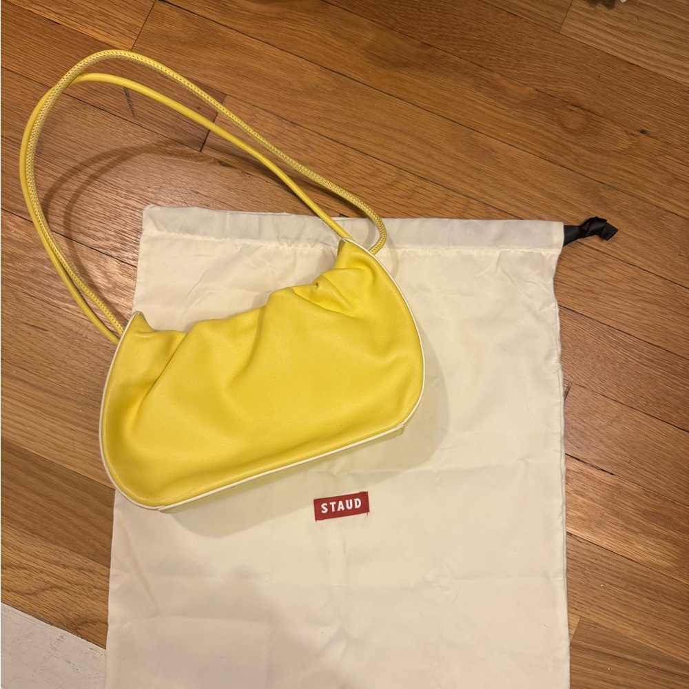 STAUD Yellow Shoulder Bag: Barely Used